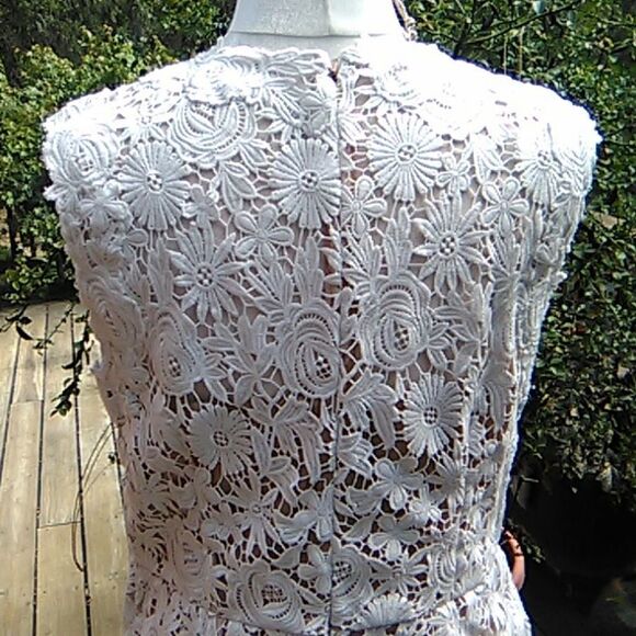 Mikael Aghal Guipure Lace Sheath Dress - Picture 5 of 14